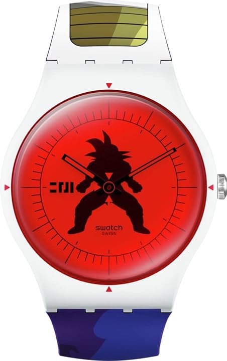 Orologio dragonball swatch nuovo orologio al quarzo gent vegeta x dragon ball 0SUOZ348 Via Veneto Store Prive