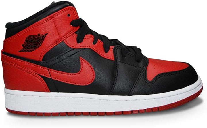 Nike Air Jordan 1 Mid GS scarpe Sneakers a Collo Alto per Bambini e Ragazzi 554725 063 Via Veneto Store Prive