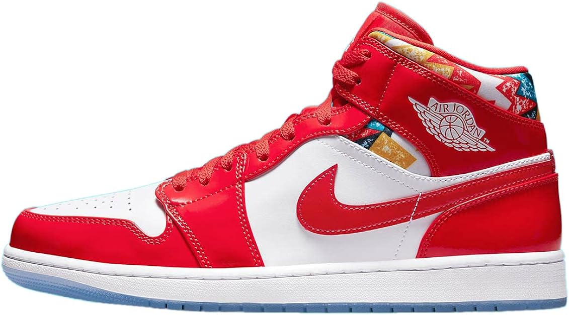 Nike Air jordan 1 mid barcelona scarpe sneakers alte in pelle per uomo dc7294 600 Via Veneto Store Prive