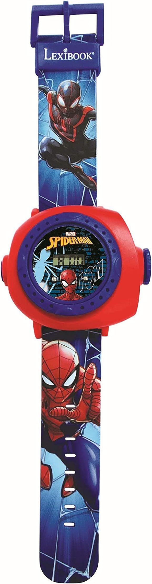 Orologio spiderman a schermo digitale proiezione regolabile 20 immagini lexibook DMW050SP Via Veneto Store Prive