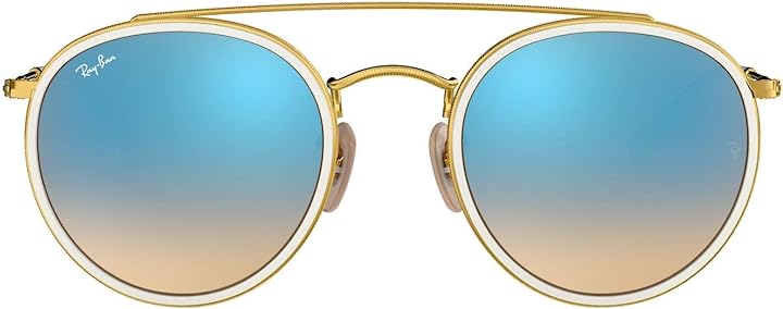 Occhiali da sole tondi rayban rb 3647n oro gold 51 mm unisex adulto Via Veneto Store Prive