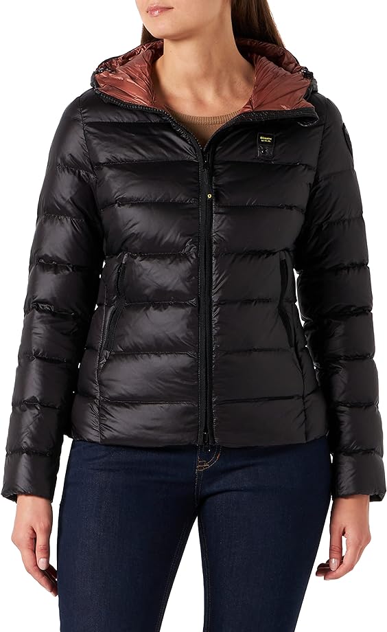 Giubbotto donna blauer giubbini corti imbottito piuma giacchetto 22WBLDC03028 006355 Via Veneto Store Prive