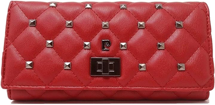 Pierre cardin portafoglio donna porta carte di credito in ecopelle con borchie Via Veneto Store Prive