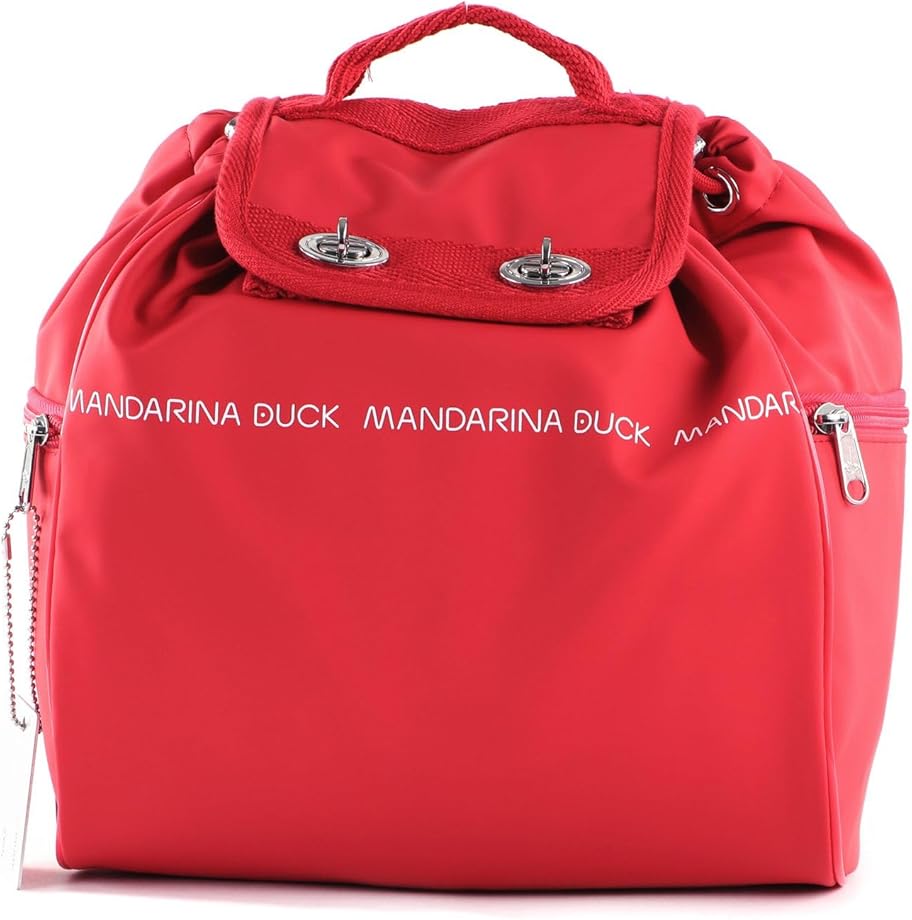 Zaino donna rosso mandarina duck utility p10uqt06 Via Veneto Store Prive