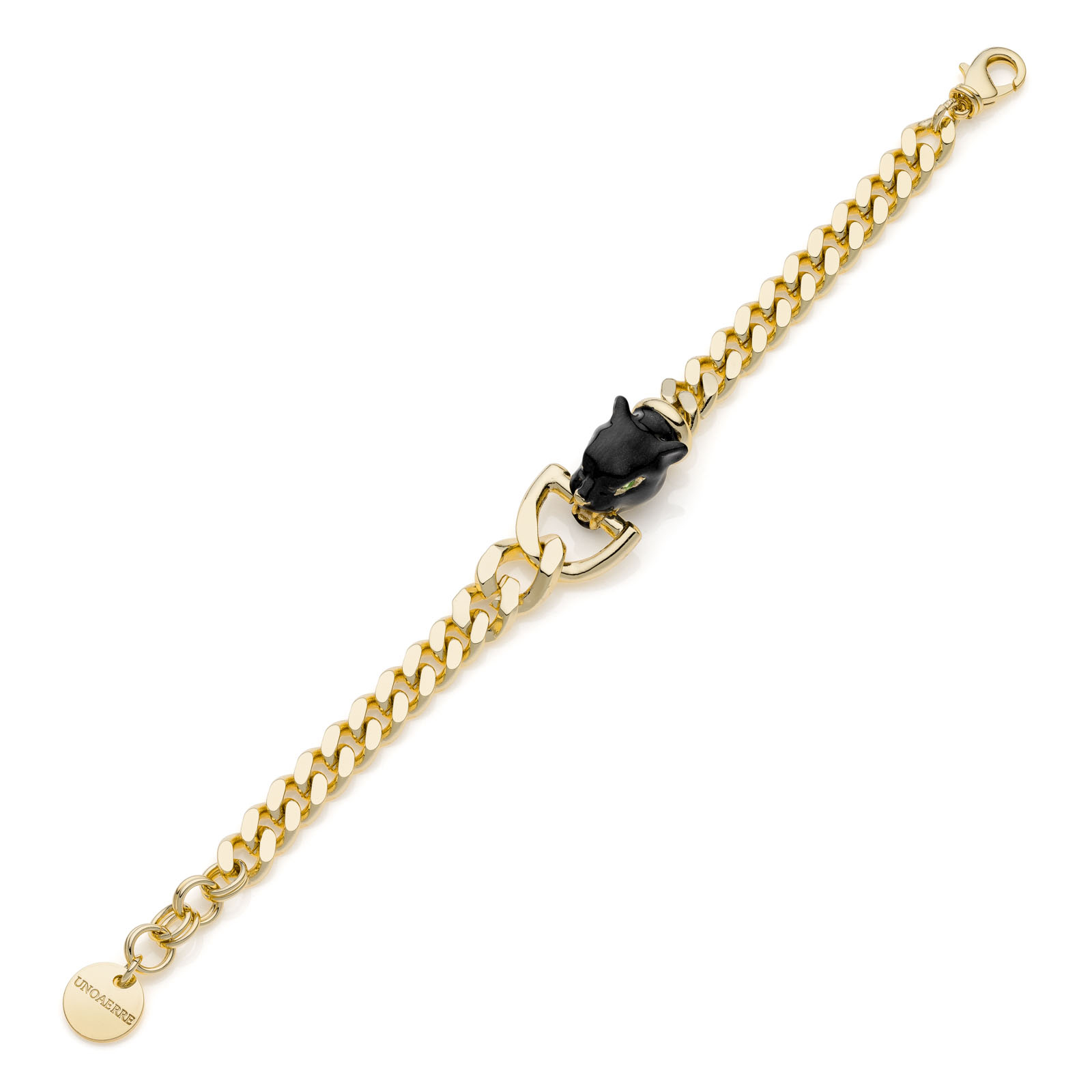 Bracciale dorato con testa di pantera – UNOAERRE 2330